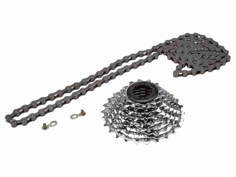 Sram 8 Gear Sæt - 11-28 Tands Kassette & Kæde