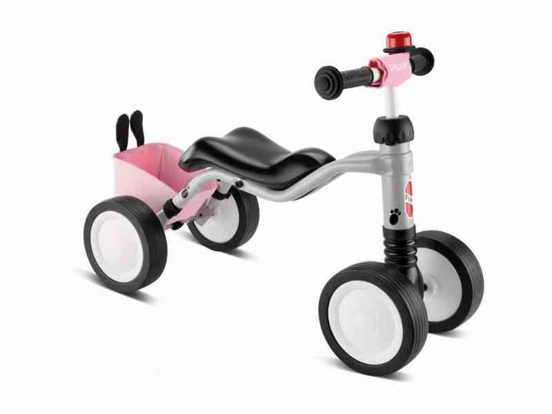 Puky Wutsch Pakke - Løbecykel til 1,5 år - Grå/pink