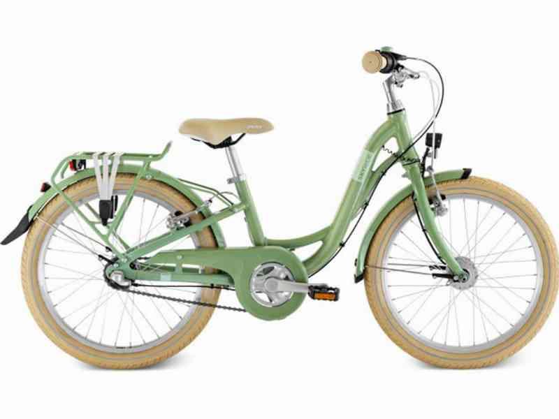 Puky Skyride 20-3 Børnecykel - Retro Grøn 6+ år