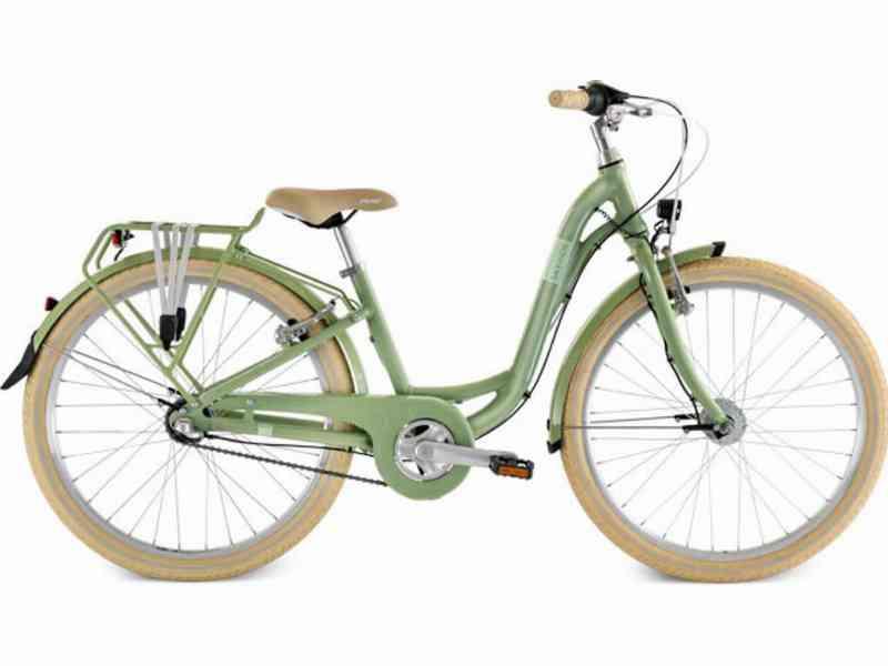Puky Skyride 24-3 Børnecykel - Retro Grøn 8+ år