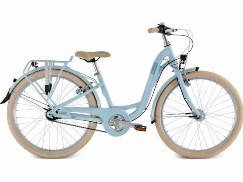 Puky Skyride 24-7 – Børnecykel, Retro blå, 8+ år