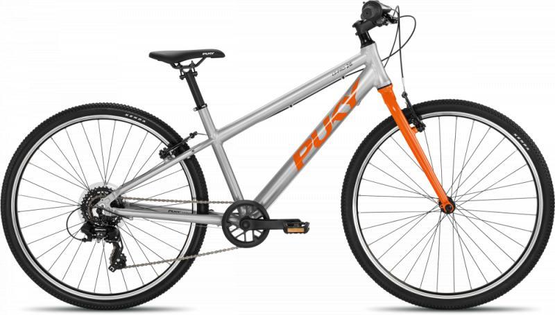 PUKY LS-PRO 26-8 Alu 26" - Sølv/Orange Cykel
