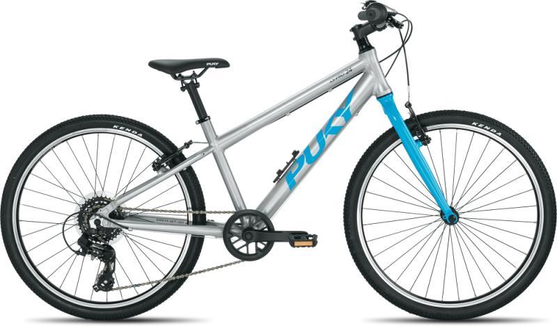 PUKY LS-PRO 24 Alu 24" - Sølv og Blå Cykel