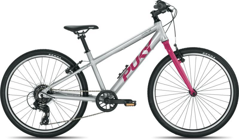 PUKY LS-PRO 24 Alu 24" - Sølv/Lyserød