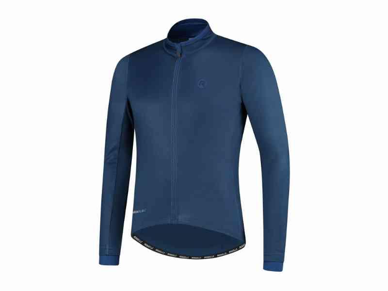 Rogelli Essential - Cykeltrøje - Lange ærmer - Blå - S