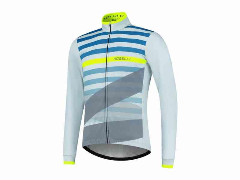 Rogelli Stripe Vinterjakke - Windtex - Grå Grøn 3XL