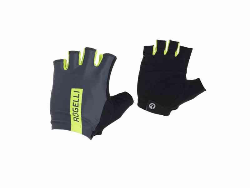 Rogelli Pace - Cykelhandsker - Dynacool - Grå/Gul - 2XL