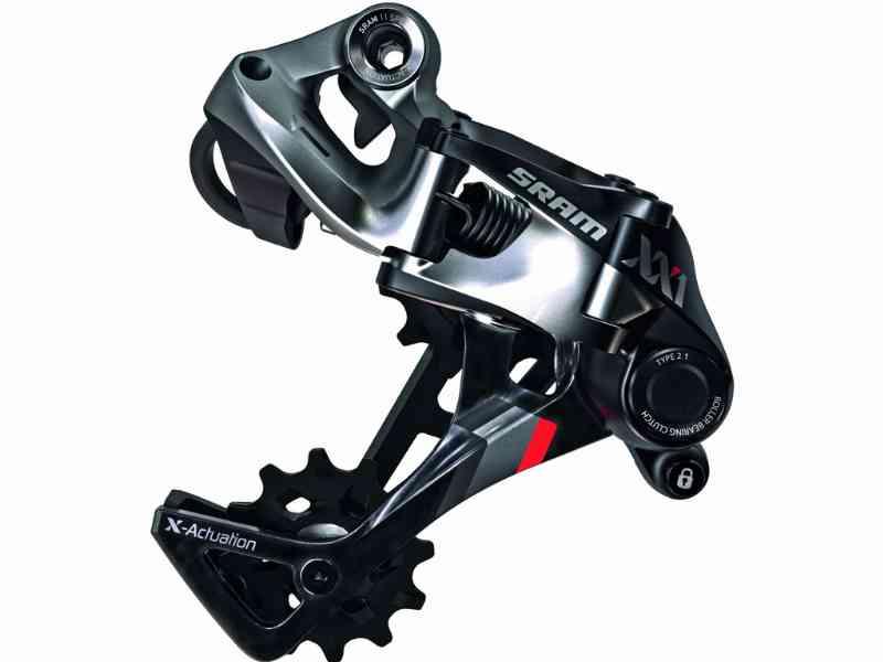 Sram XX1 bagskifter - Type 2.1 - 11 gear - Sort/rød
