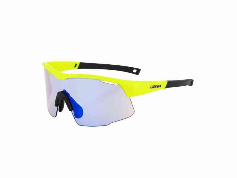 Rogelli Pulse cykelbrille med 3 linser - Gul