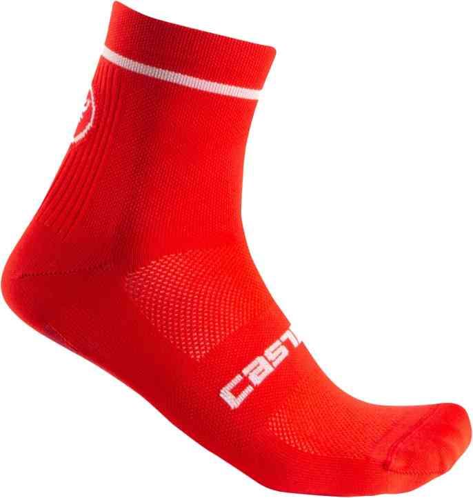 Castelli ENTRATA 9 Strømper - Rød