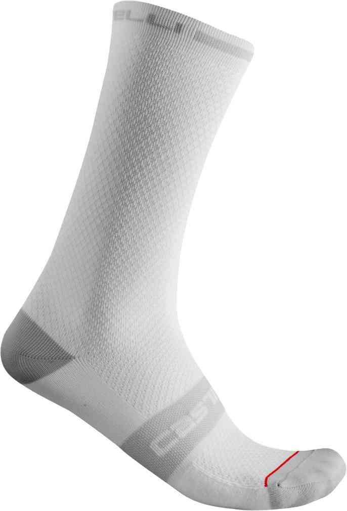Castelli Superleggera T 18 Sokker - Hvid Cykelstrømpe
