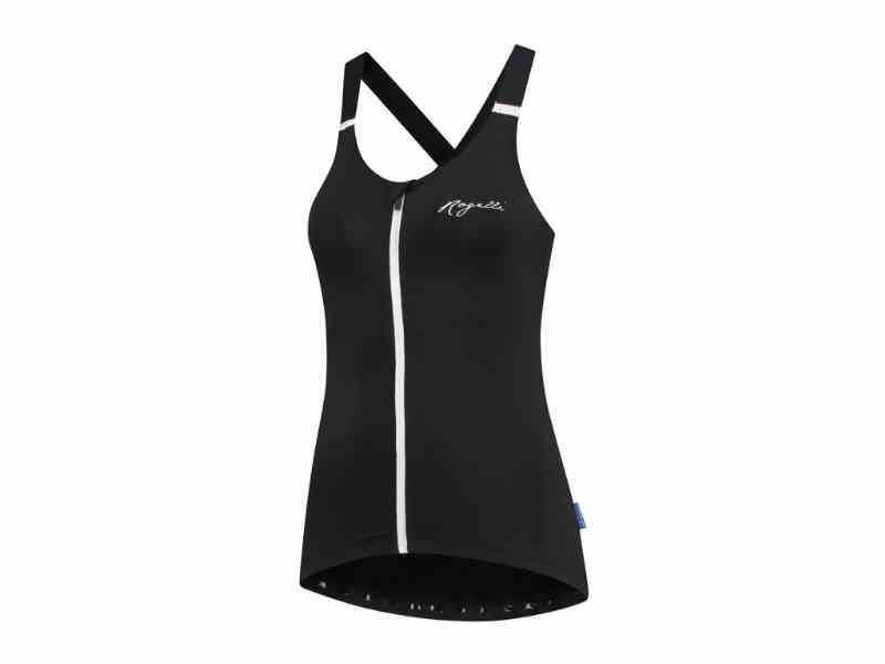 Rogelli Twist - Tank Top - Dame - Race Fit - Sort/Hvid - Str. S