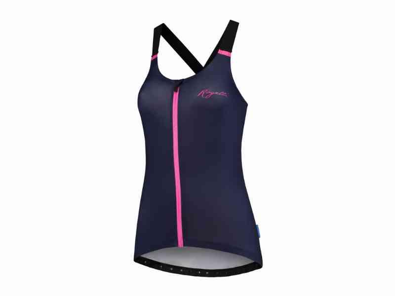 Rogelli Twist Tank Top til Dame - Race Fit - Blå/Pink