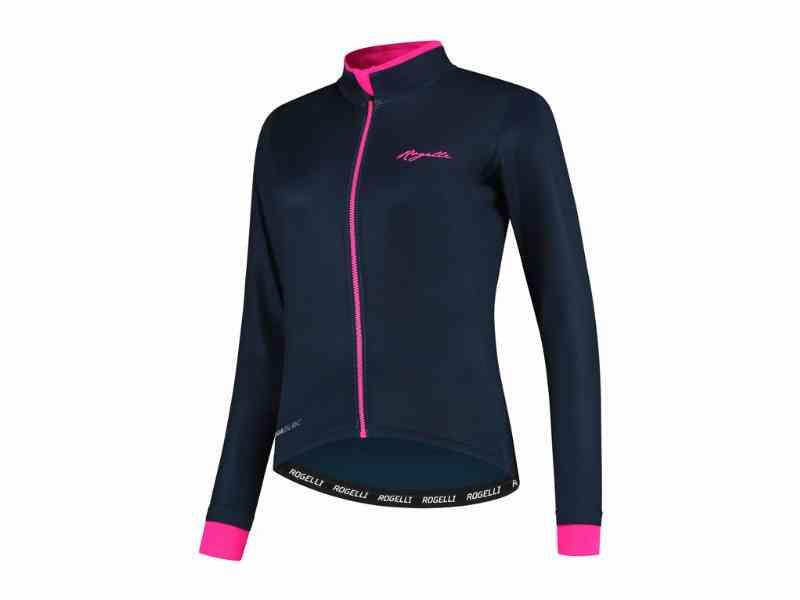 Rogelli Essential - Dame cykeltrøje - Sort/Pink - XS