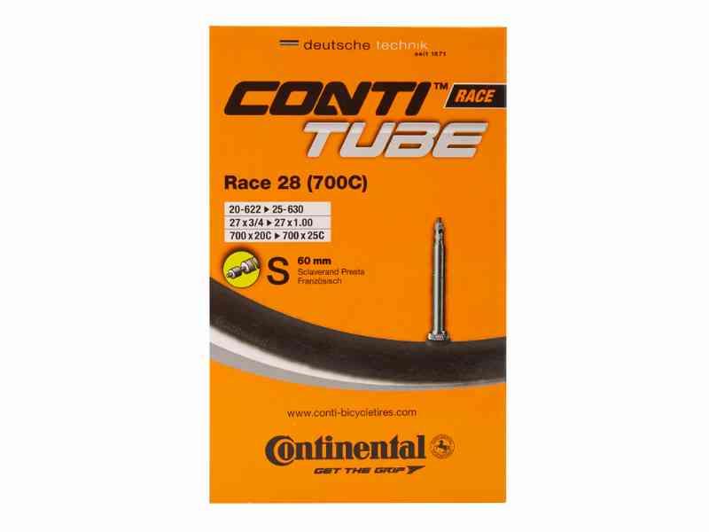 Continental Race 28 - Cykelslange 700x20-25c 60 mm