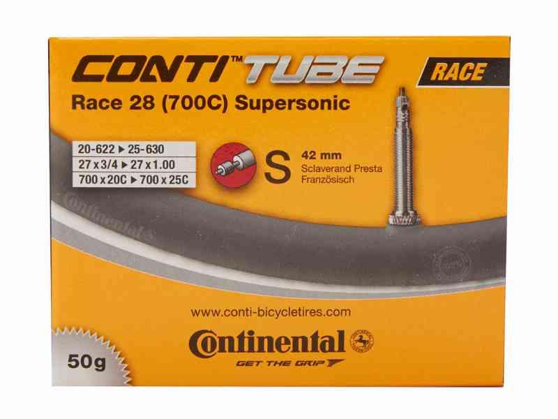 Continental Race 28 Supersonic Cykelslange 700x20-25c