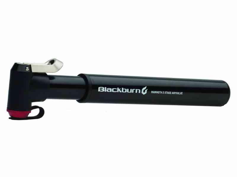 Blackburn Mammoth 2 Stage Minipumpe - 8 Bar/120 PSI - Sort