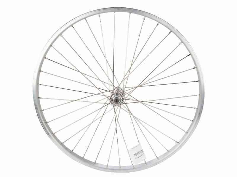 Schürmann 26" forhjul - Aluminium - Quick Release - Sølv