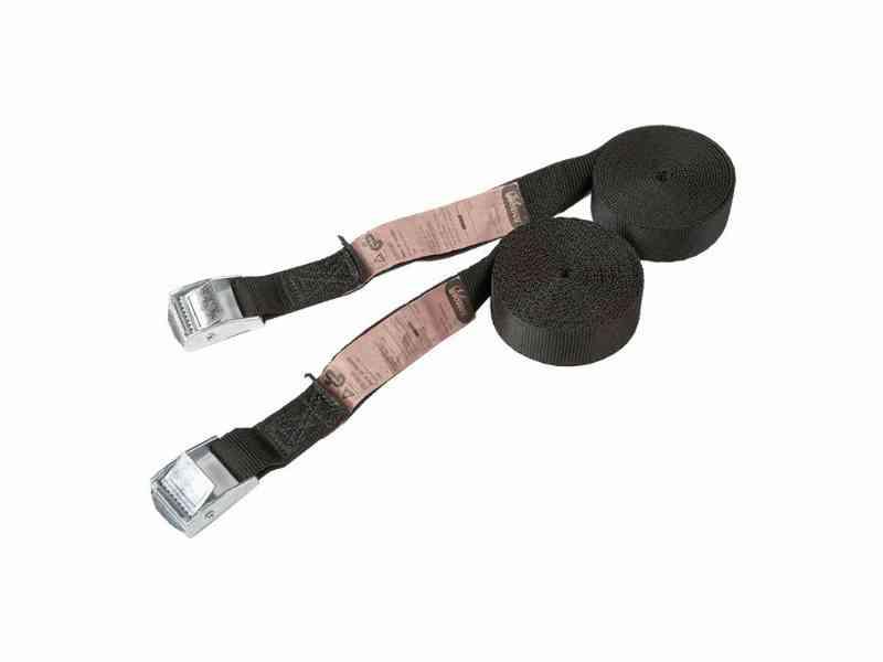 Jumbo bagagerem - 2x250cm/25mm - 2 stk - Sort