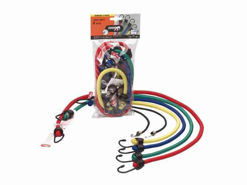 Jumbo bagagestropper – Pakke med 6 stk.