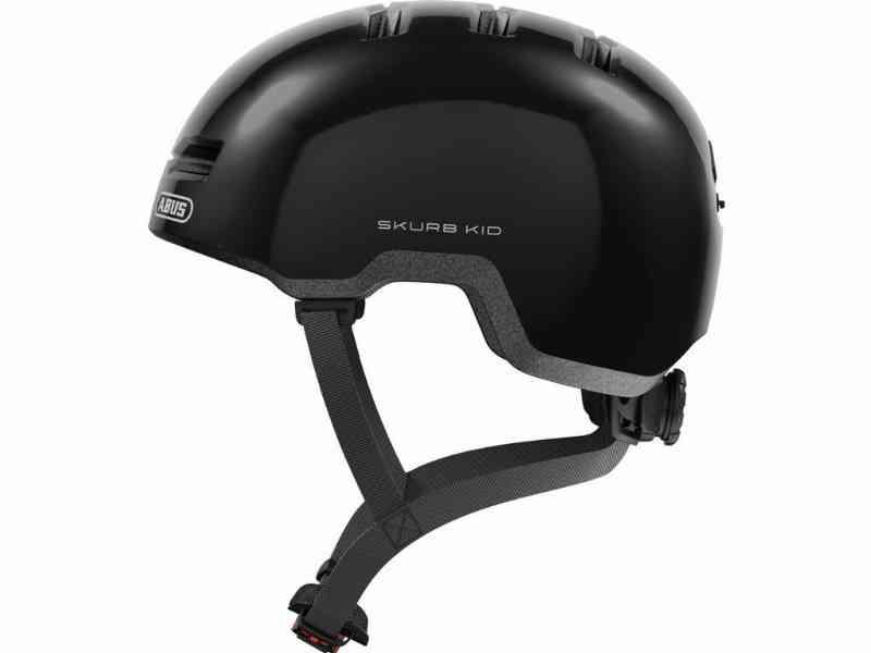 Abus Skurb Kid - Cykelhjelm til Børn - Shiny Black
