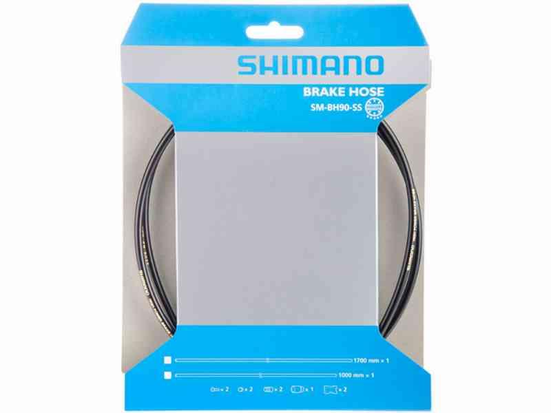 Shimano Bremseslange SM-BH90-SS 1000mm Sort