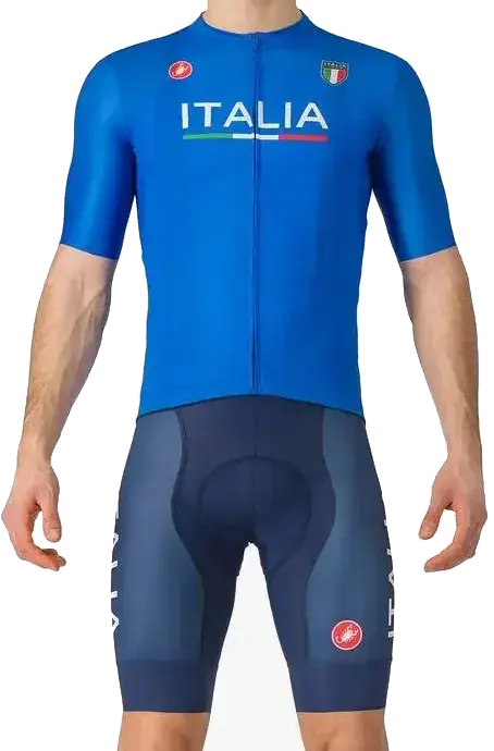Castelli ITALIA PARIS Bibshorts - Belgisk Blå