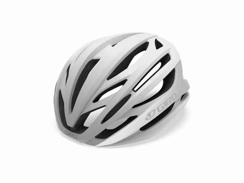 Giro Syntax Mips -  Cykelhjelm - Str. 55-59 cm - Mat hvid/Sølv
