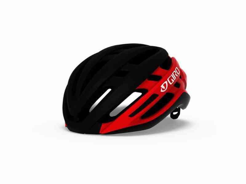 Giro Agilis Mips Cykelhjelm - Str. 59-63 cm - Mat sort/rød