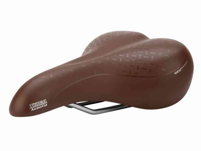 Tioga Geminus Sadel i Brun med Gel - Komfort til Cyklen