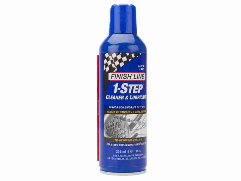 Finish Line 1 Step Olie - 240 ml spray - Blå
