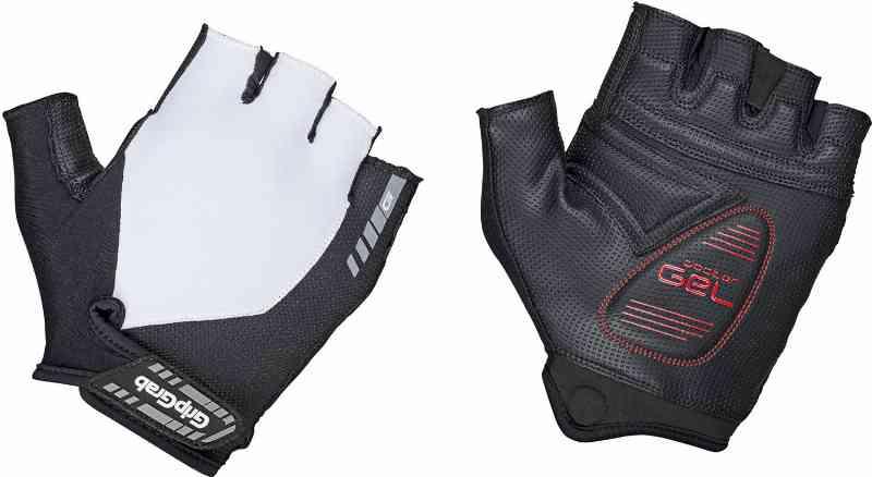 GripGrab ProGel Polstret Handsker - Hvid Kortfinger