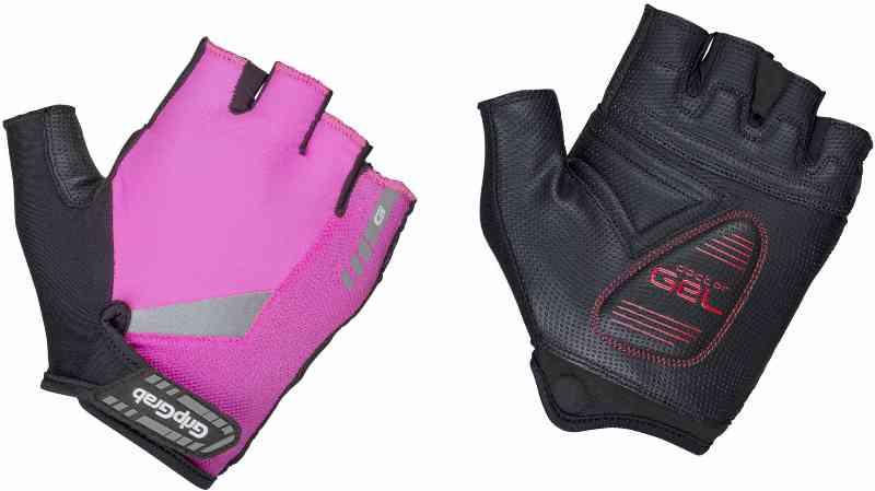ProGel Hi-Vis Polstrede Kortfingret Handsker - Pink