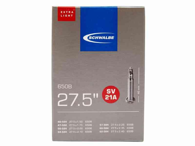 Schwalbe 27,5" X-Light cykelslange med racer ventil