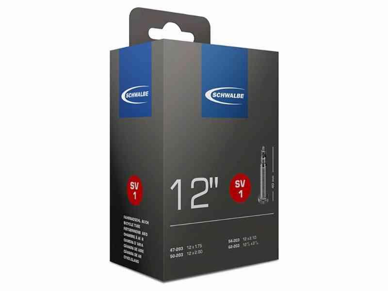 Schwalbe 12 1/2" slange med 40mm racerventil
