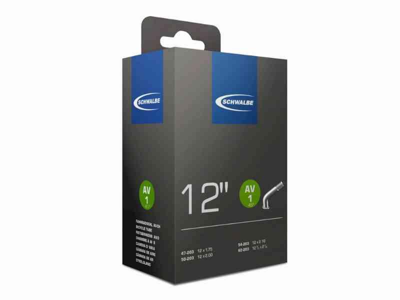 Schwalbe 12 1/2" slange med 45° ventil AV1