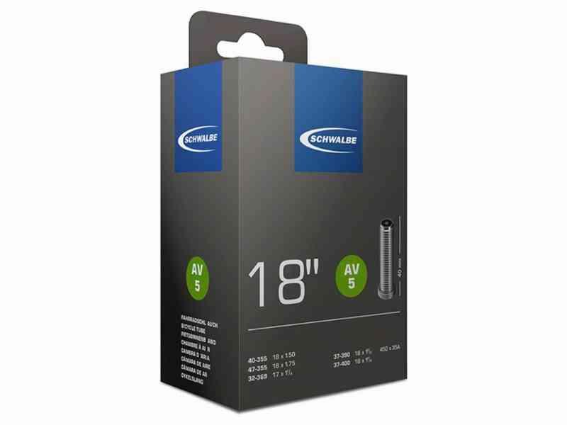 Schwalbe 18 x 1,75 slange med 40mm autoventil