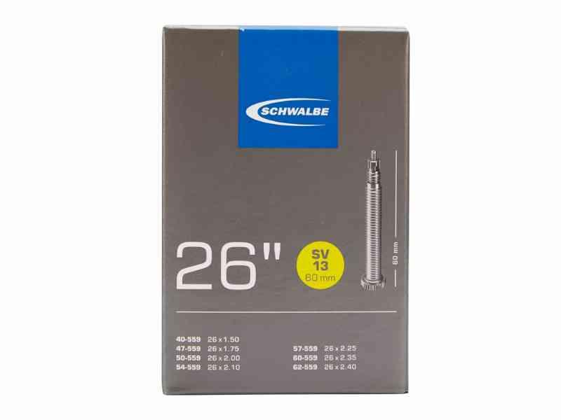 Schwalbe 26" slange 1,50-2,40 med SV13 ventil