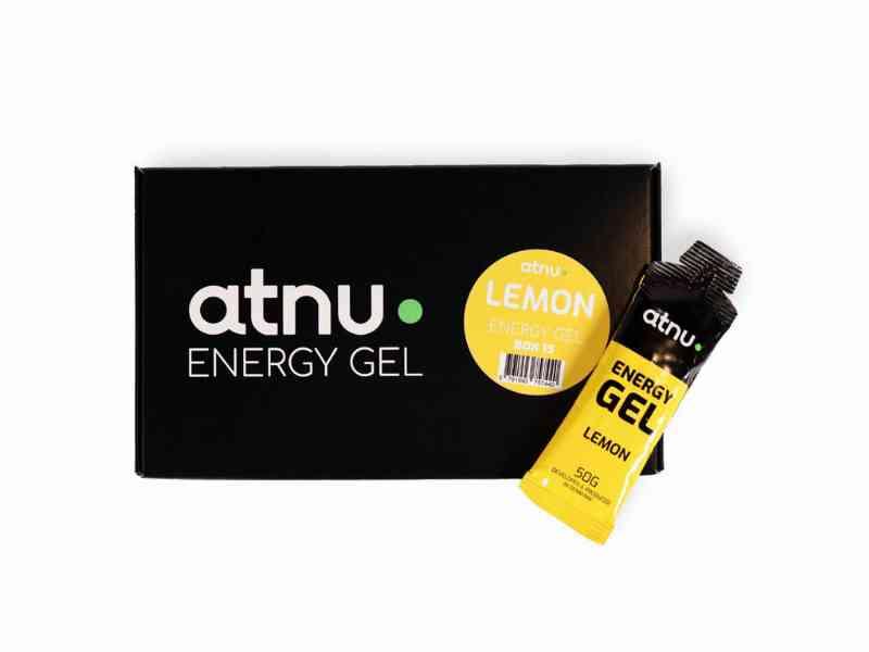 Atnu Energigel - Citron - 50 g - 15 stk. kasse