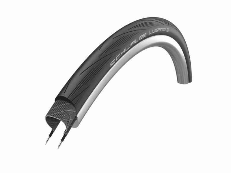 Schwalbe Lugano II - 700x25c Tråddæk Sort