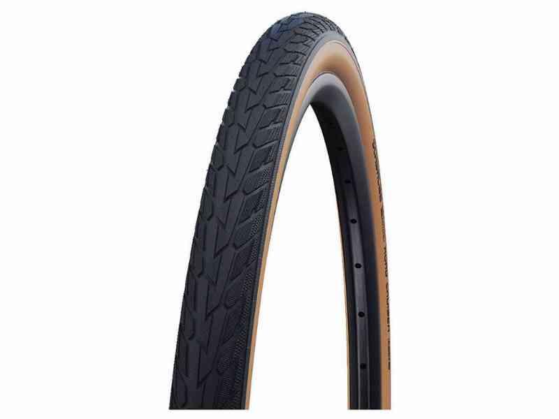 Schwalbe Road Cruiser K-Guard Dæk 27x1.1/4" Sort/Gul