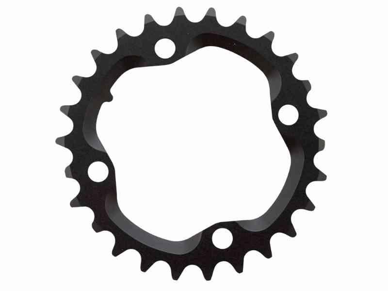 Sram 26T klinge Ø80mm med 4 huller, sort
