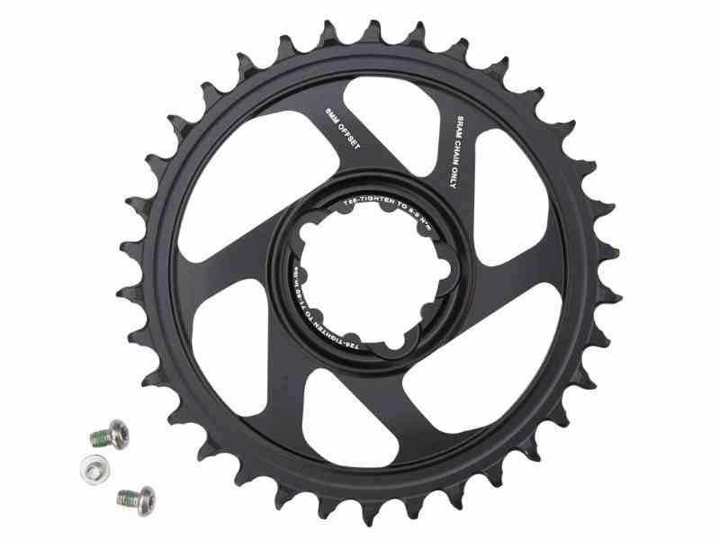 Sram Eagle XX1/X01 klinge - 1 x 12 gear - Sort - Direct Mount - 6 mm offset - 34 tænder