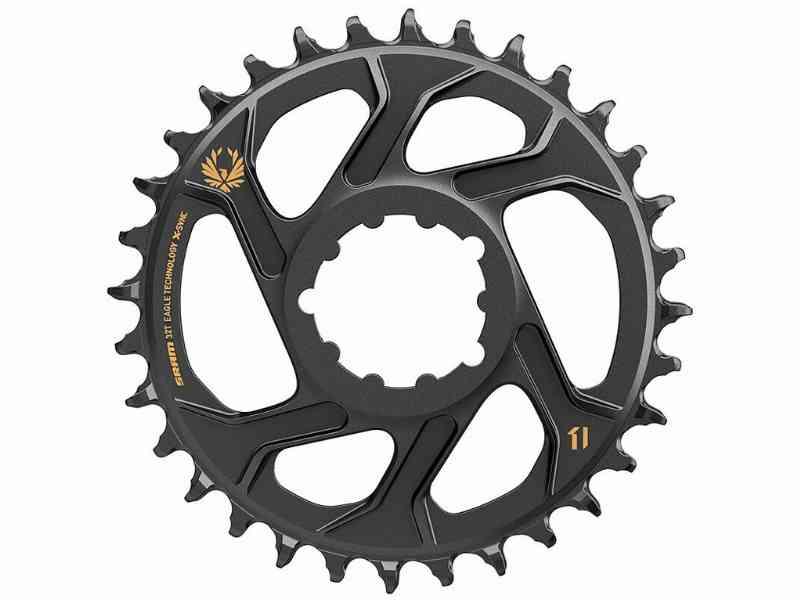 Sram Eagle Klinge 34T - 1x12 Gear - Sort/Guld