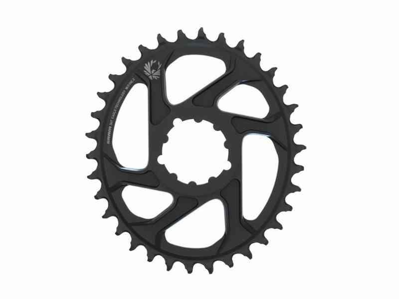 Sram Eagle 34T Oval Klinge - 1x12 Gear - Sort