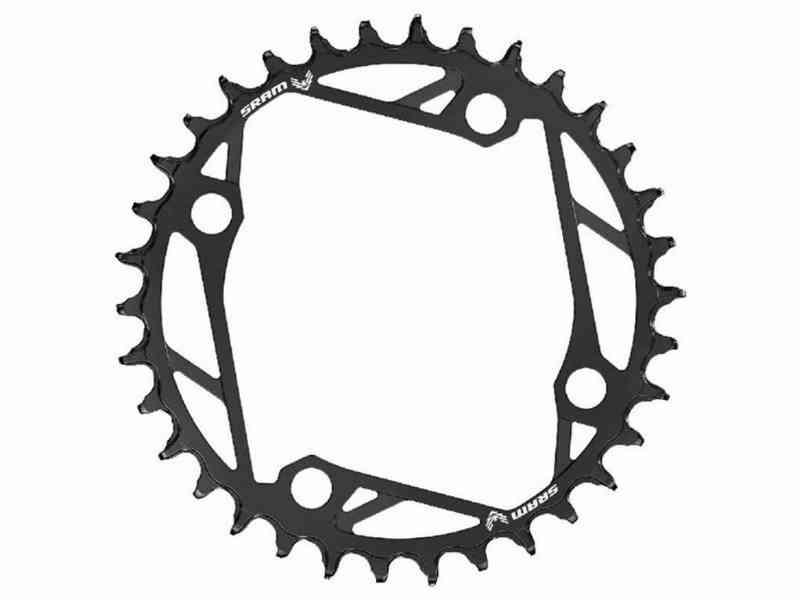 Sram T-Type klinge - ø104 mm - Singlespeed - 12 Speed - 38T - Sort