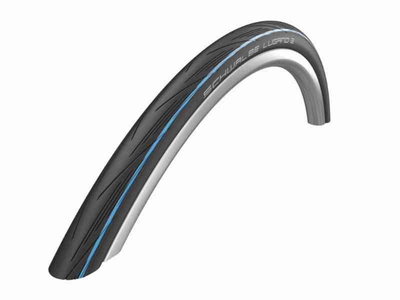 Schwalbe Lugano II K-Guard Dæk 700x25c Sort/Blå
