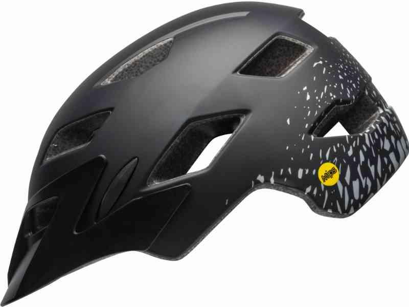 Bell Sidetrack Junior MIPS - Cykelhjelm - 50-57 cm - Sort/Sølv