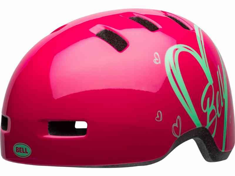 Bell Lil Ripper - Cykelhjelm - Glans Pink 45-52 cm