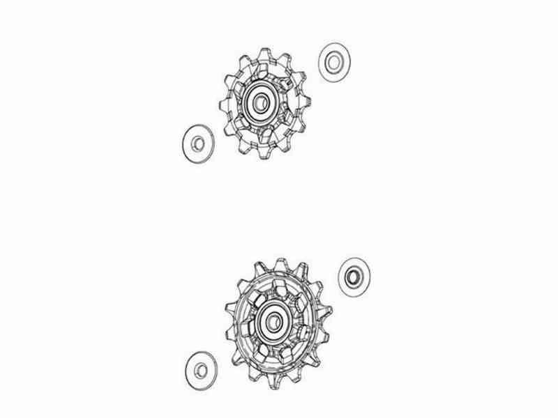 Sram Force eTap - 12 gear pulleyhjul - 2 stk.